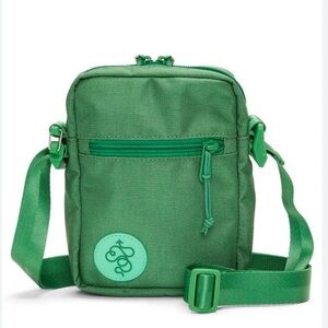 Baboon To The Moon Nylon Sling Crossbody Bag In Green